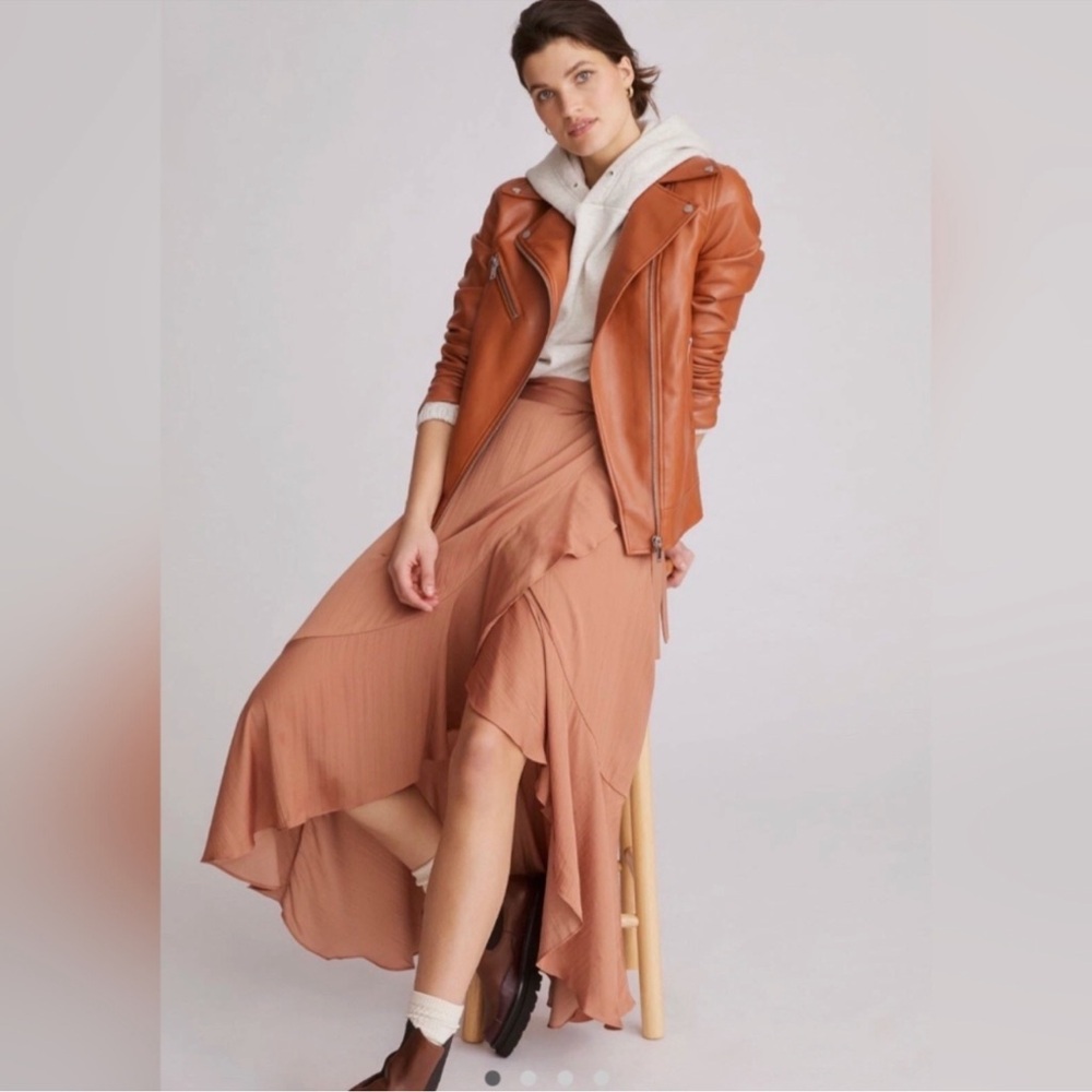 🆕 NWOT Avec Les Filles Oversized Moto Jacket • Honey • Medium
